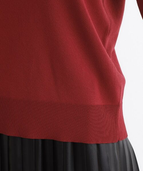 grove / グローブ ニット・セーター | 【ひんやり多機能】やわらかドライタッチ 袖口シアードッキングプルオーバー | 詳細26