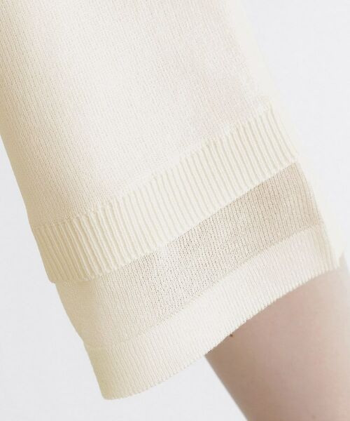 grove / グローブ ニット・セーター | 【ひんやり多機能】やわらかドライタッチ 袖口シアードッキングプルオーバー | 詳細4