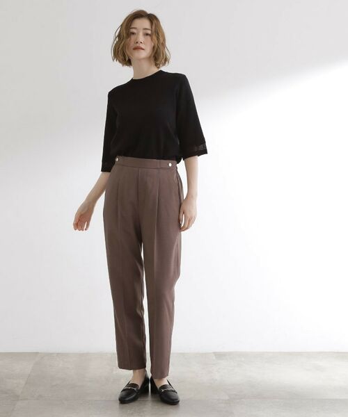 grove / グローブ ニット・セーター | 【ひんやり多機能】やわらかドライタッチ 袖口シアードッキングプルオーバー | 詳細6