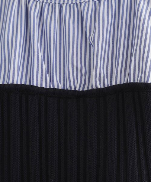 grove / グローブ シャツ・ブラウス | 一枚でトレンド完成!体型カバーも叶うニットビスチェドッキングブラウス | 詳細12