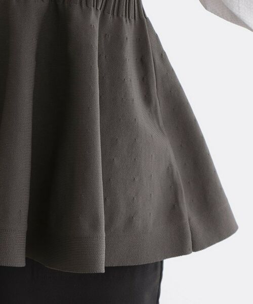 grove / グローブ シャツ・ブラウス | 一枚でトレンド完成!体型カバーも叶うニットビスチェドッキングブラウス | 詳細19