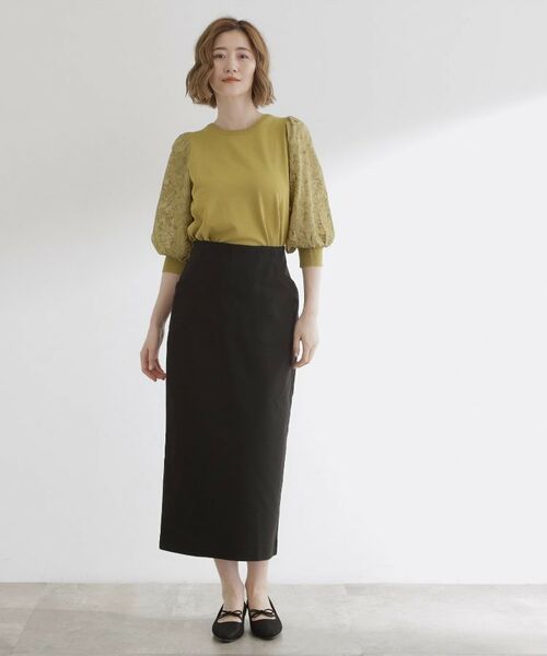 grove / グローブ ニット・セーター | 【二の腕カバー】繊細さと上品さをまとう袖刺繍プルオーバーニット | 詳細10