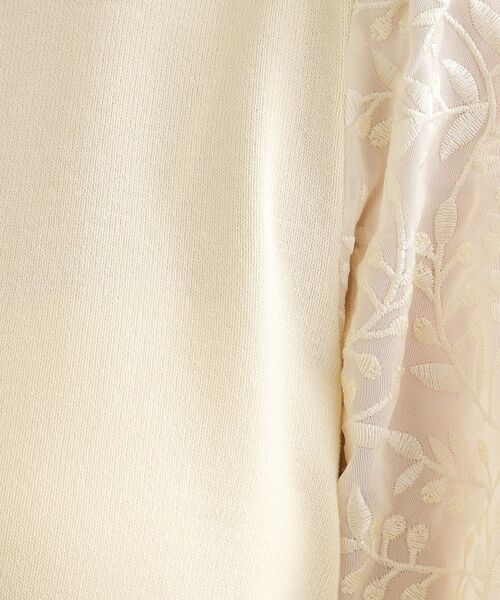 grove / グローブ ニット・セーター | 【二の腕カバー】繊細さと上品さをまとう袖刺繍プルオーバーニット | 詳細4