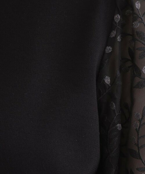 grove / グローブ ニット・セーター | 【二の腕カバー】繊細さと上品さをまとう袖刺繍プルオーバーニット | 詳細8