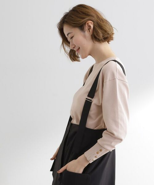 grove / グローブ ニット・セーター | ON/OFF毎日使える！袖口ボタンドロップショルダーニット | 詳細18