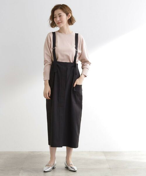 grove / グローブ ニット・セーター | ON/OFF毎日使える！袖口ボタンドロップショルダーニット | 詳細19