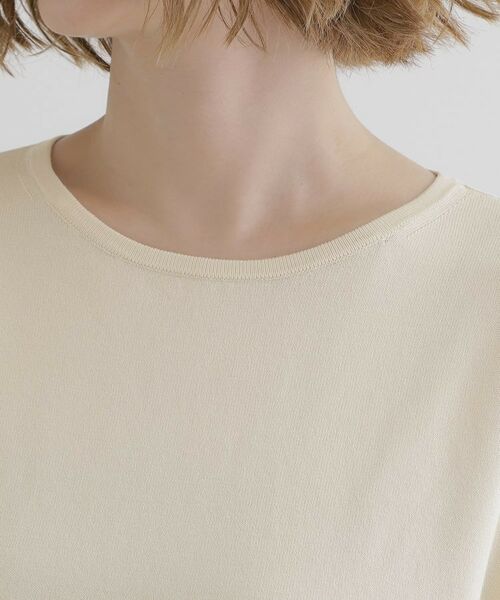 grove / グローブ ニット・セーター | ON/OFF毎日使える！袖口ボタンドロップショルダーニット | 詳細24