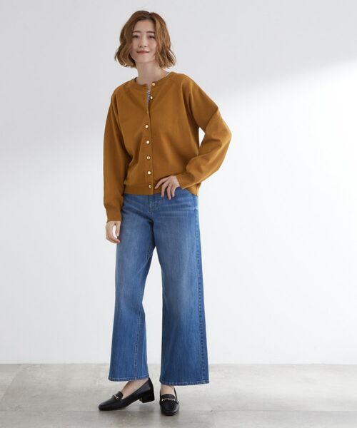 grove / グローブ カーディガン・ボレロ | 【洗える】シンプルに映える、ラグランスリーブカーディガン | 詳細6