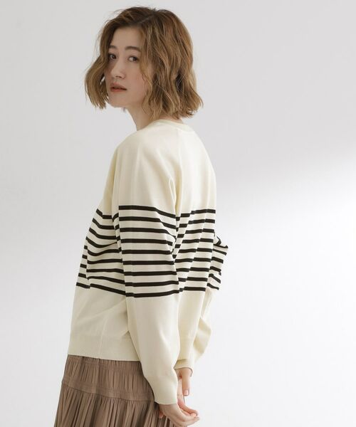 grove / グローブ カーディガン・ボレロ | 【洗える】シンプルに映える、ラグランスリーブカーディガン | 詳細9