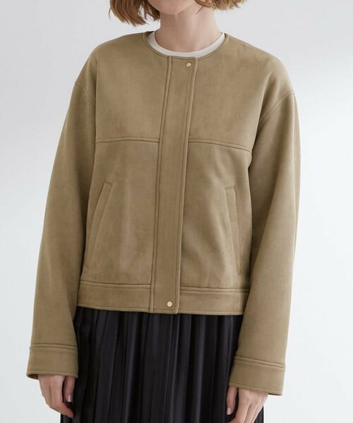 grove / グローブ レザーブルゾン・ジャケット | 日常を華やかにするスエード調ブルゾン | 詳細15