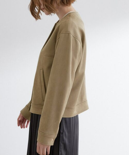 grove / グローブ レザーブルゾン・ジャケット | 日常を華やかにするスエード調ブルゾン | 詳細16