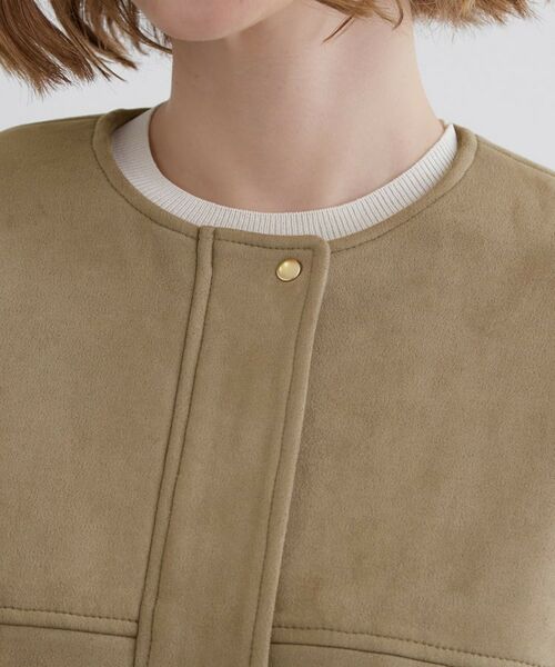 grove / グローブ レザーブルゾン・ジャケット | 日常を華やかにするスエード調ブルゾン | 詳細18