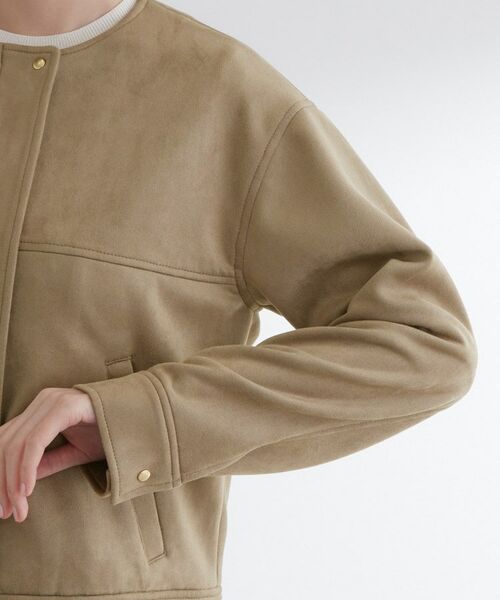 grove / グローブ レザーブルゾン・ジャケット | 日常を華やかにするスエード調ブルゾン | 詳細19