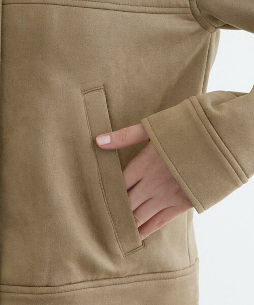 grove / グローブ レザーブルゾン・ジャケット | 日常を華やかにするスエード調ブルゾン | 詳細20