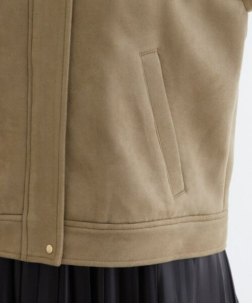 grove / グローブ レザーブルゾン・ジャケット | 日常を華やかにするスエード調ブルゾン | 詳細21