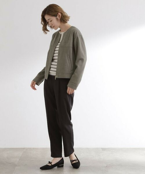 grove / グローブ レザーブルゾン・ジャケット | 日常を華やかにするスエード調ブルゾン | 詳細3