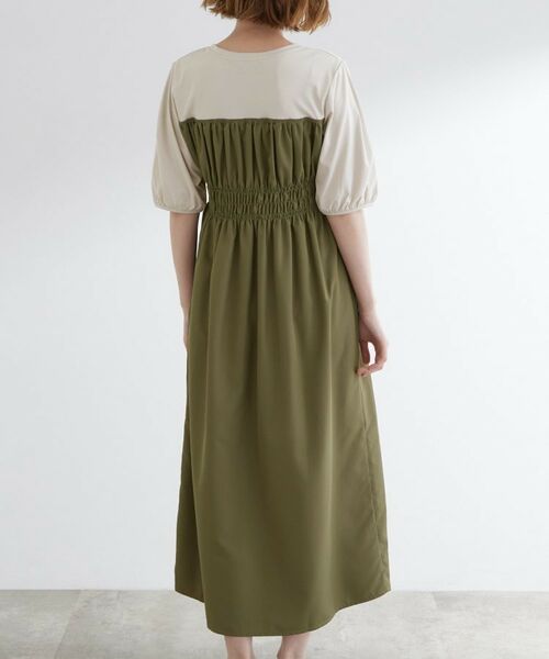 grove / グローブ ロング・マキシ丈ワンピース | 【洗える/二の腕カバー】一枚で映える！ビスチェドッキングワンピース | 詳細15
