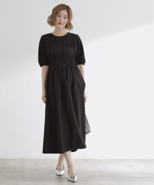 grove / グローブ ロング・マキシ丈ワンピース | 【洗える/二の腕カバー】一枚で映える！ビスチェドッキングワンピース | 詳細6