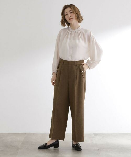 grove / グローブ パンツ | 【洗える】着回し優秀！フラップポケットワイドパンツ | 詳細14