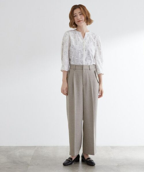 grove / グローブ パンツ | 【洗える】着回し優秀！フラップポケットワイドパンツ | 詳細2