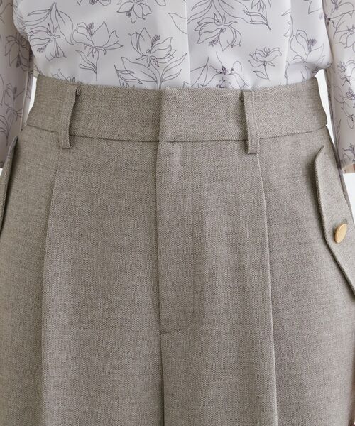 grove / グローブ パンツ | 【洗える】着回し優秀！フラップポケットワイドパンツ | 詳細20