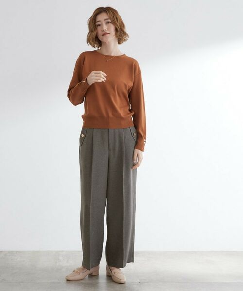 grove / グローブ パンツ | 【洗える】着回し優秀！フラップポケットワイドパンツ | 詳細7