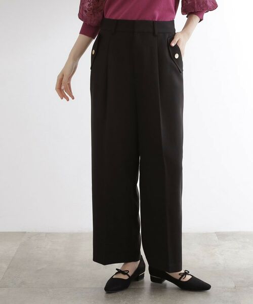 grove / グローブ パンツ | 【洗える】着回し優秀！フラップポケットワイドパンツ | 詳細9