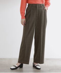 grove / グローブ パンツ | 【洗える】毎日履きたいチェックワイドパンツ