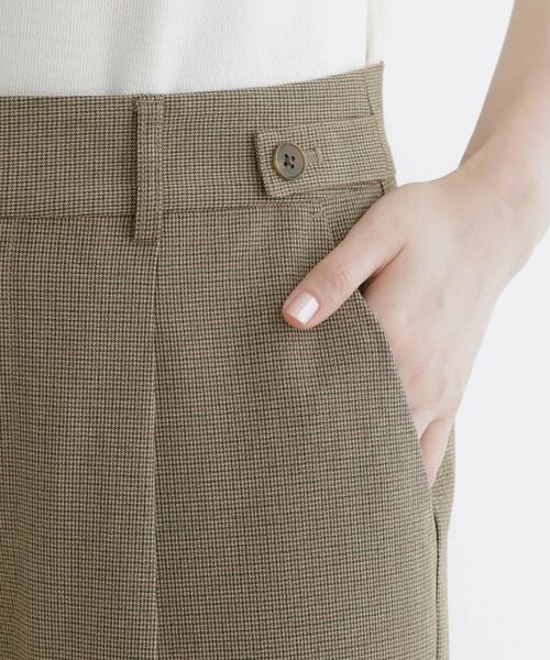 grove / グローブ パンツ | 【洗える】毎日履きたいチェックワイドパンツ | 詳細13