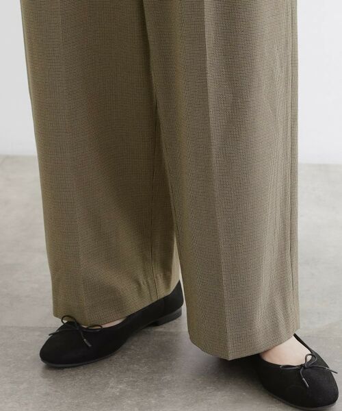grove / グローブ パンツ | 【洗える】毎日履きたいチェックワイドパンツ | 詳細16