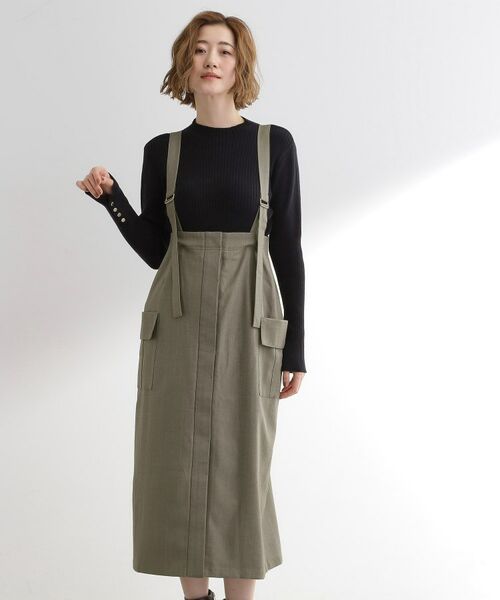 grove / グローブ ロング・マキシ丈スカート | ONにもOFFにも 大人のサス付きスカート | 詳細5