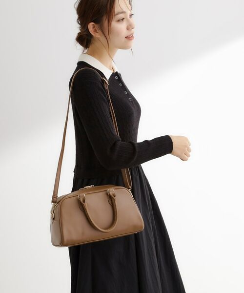 grove / グローブ ボストンバッグ | スクエアシック2WAYボストン | 詳細5