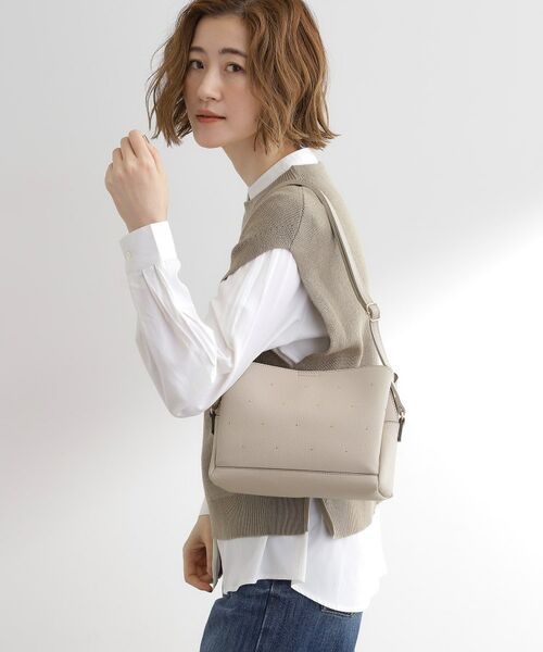 grove / グローブ ショルダーバッグ | ドットスタッズ3層ショルダー | 詳細1