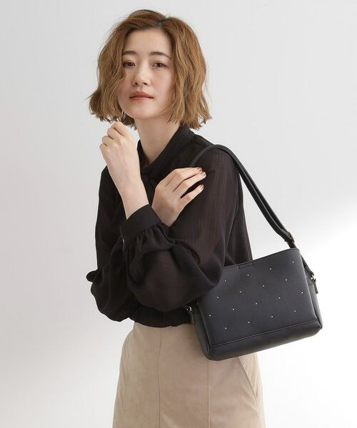 grove / グローブ ショルダーバッグ | ドットスタッズ3層ショルダー | 詳細3