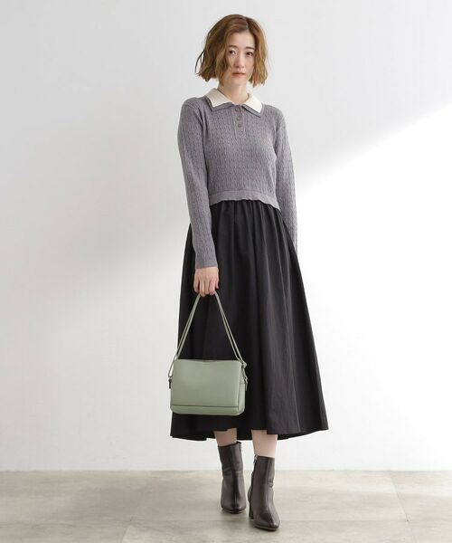 grove / グローブ ショルダーバッグ | ドットスタッズ3層ショルダー | 詳細6