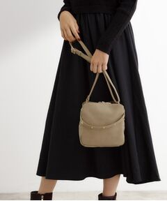 grove / グローブ ショルダーバッグ | スクエアハトメダブルショルダー