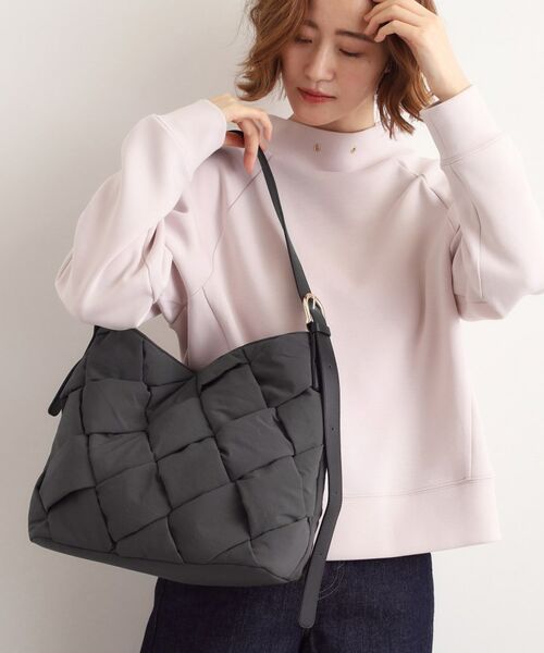 grove / グローブ ショルダーバッグ | 【撥水】ナイロンメッシュワンショルダー(チャコールグレー(013))