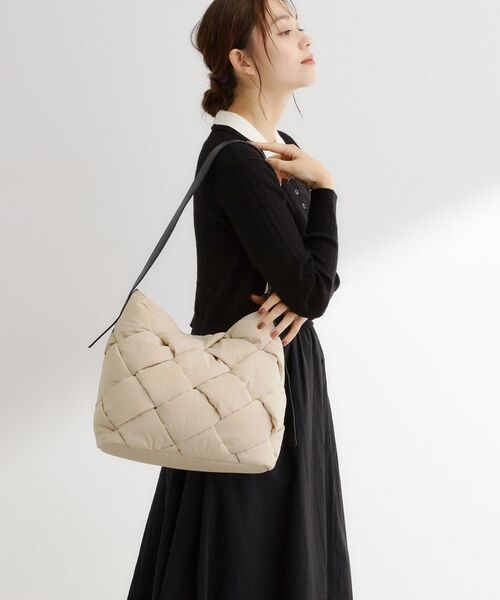 grove / グローブ ショルダーバッグ | 【撥水】ナイロンメッシュワンショルダー(ライトベージュ(051))