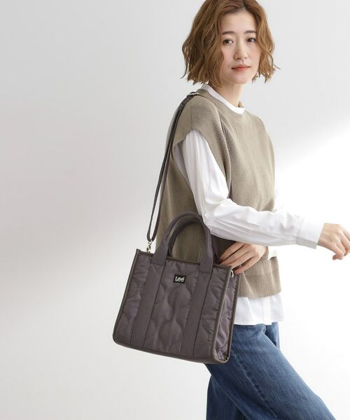 grove / グローブ トートバッグ | 【Lee別注】撥水キルトパイピング2WAYトート | 詳細1