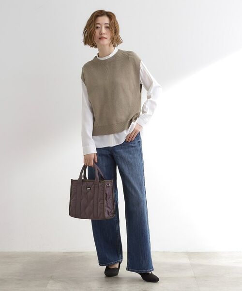 grove / グローブ トートバッグ | 【Lee別注】撥水キルトパイピング2WAYトート | 詳細2