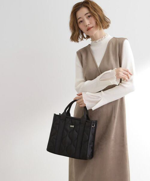 grove / グローブ トートバッグ | 【Lee別注】撥水キルトパイピング2WAYトート | 詳細3