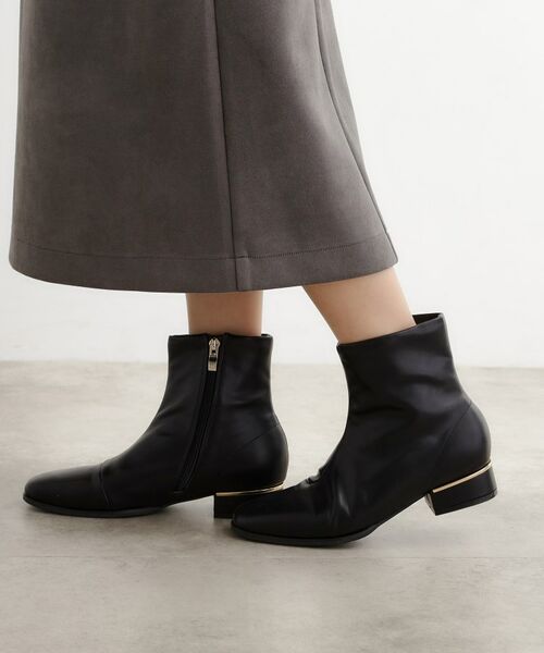 grove / グローブ ブーツ（ショート丈） | 【人間工学/優しい履き心地】ストレッチメタルパーツブーツ | 詳細7