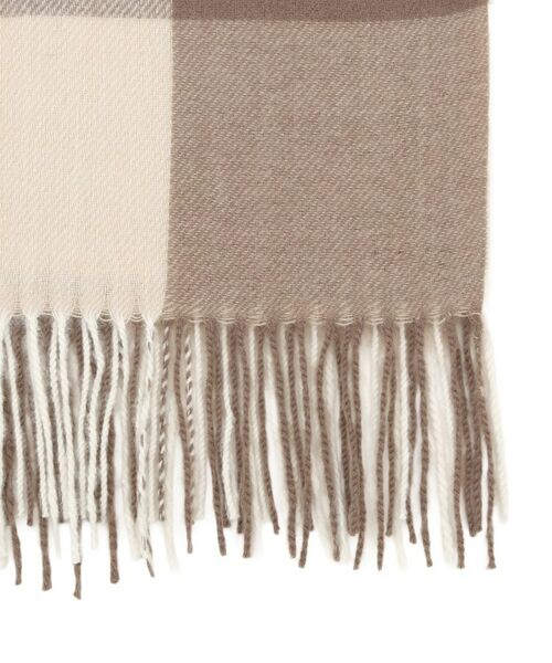 grove / グローブ マフラー・ショール・スヌード・ストール | ポリエステル大判チェックストール | 詳細2