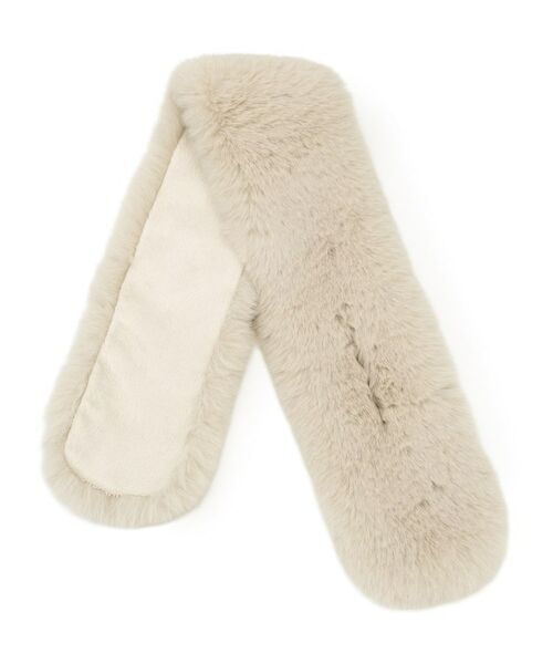 grove / グローブ マフラー・ショール・スヌード・ストール | ボリュームフェイクファーティペット | 詳細2