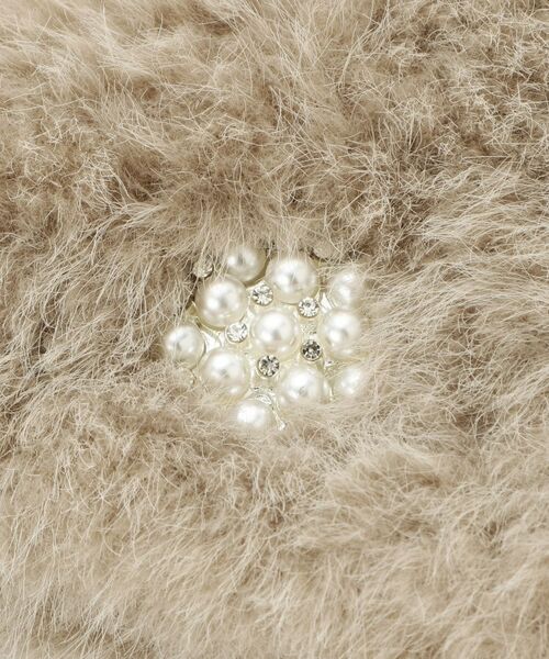 grove / グローブ マフラー・ショール・スヌード・ストール | ビジューコンパクトマグネットティペット | 詳細4