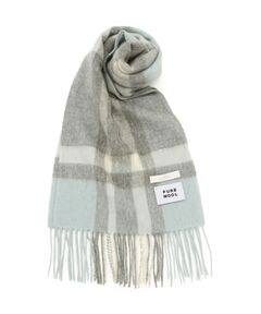 grove / グローブ マフラー・ショール・スヌード・ストール | 洗えるウール100％チェックマフラー