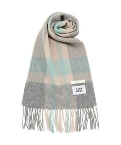 grove / グローブ マフラー・ショール・スヌード・ストール | 洗えるウール100％チェックマフラー