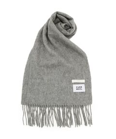 grove / グローブ マフラー・ショール・スヌード・ストール | 洗えるウール混ラメマフラー