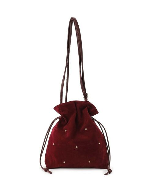 grove / グローブ ショルダーバッグ | スタッズスエード調巾着ショルダー | 詳細10