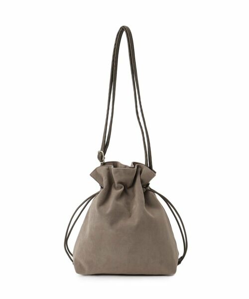 grove / グローブ ショルダーバッグ | スタッズスエード調巾着ショルダー | 詳細13